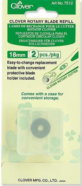 Clover Rollschneider - Ersatzklingen 18 mm, 2 St/VE